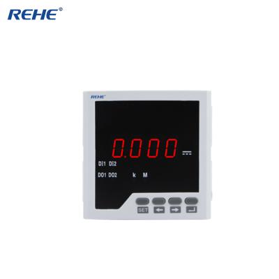 China Single/Three Phase AC/DC Analog Voltage Meter RS485 Electrical Panel Meter LED/LCD Digital Meter 0-500V for sale