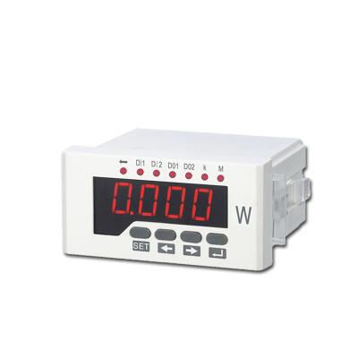 China DC 220V Three Phase Laser RF Power Testing Active Power Panel Digital LED Panel KW W Meter for sale