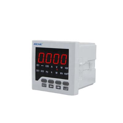 China Single Phase Multifunction Power Energy Analyzer Meter Current 72*72mm for sale