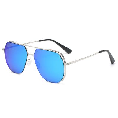 China 2021 New Fashion Casual Polarized Men's Sunglasses Metal Frame UV400 Sunglasses Eyewear for sale