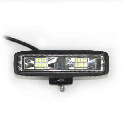 China Aluminum. PC 48W LED Work 6 Inch Light with SMD3030 Chips - 12V 24V - for Trucks Jeeps Vehicles SUVs Offroad Fog Lights for sale