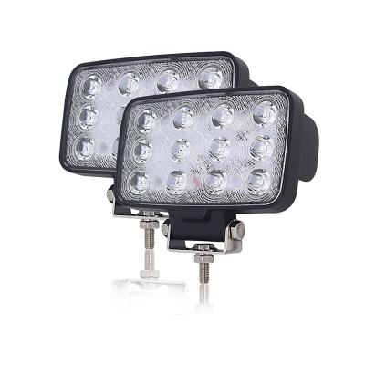 China E-Brand 6 Inch 36W LED Off Road Work Light Truck Lamps With Waterproof Breather LED Spot Light For Excavator Tractor Farm Machine 152*110*50mm for sale