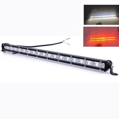 China 21in 54W Amber Yellow White Dual Color Changing Light Bar with - China wholesales - high quality 21*1.0*1.8inch remote control 533*25*46mm for sale