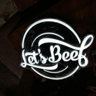 China Outdoor Acrylic LED Store Signboard Company Name Sign Light Box For Store Decorations for sale