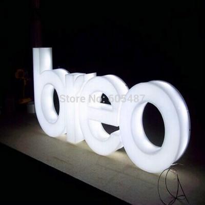 China Perforated Acrylic Buildings Custom 3D LED Channel Letters Signs for sale