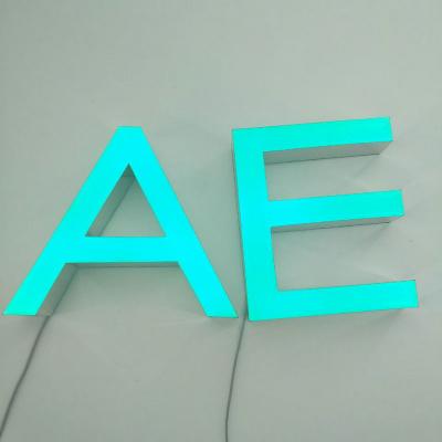 China Small outdoor and indoor outdoor 3D metal wall letters led luminous lepoxy resin arabic letters for sale