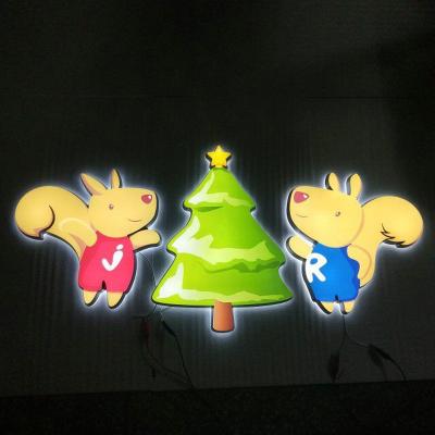 China Outdoor and indoor outdoor led light for glowshine panel 3d characters shop mini acrylic logo letters for sale