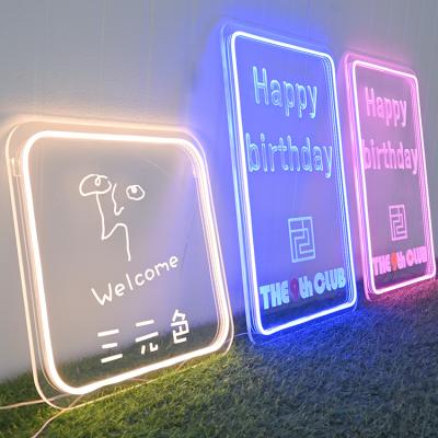 China Hotel customs lead the neon sign cable neon lights home wall decoration acrylic neon light ship window for sale