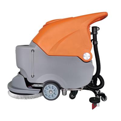 China Hotels Cleaning Equipment Battery Automatic Compact Floor Scrubber , Scrubber Dryers Machine for sale