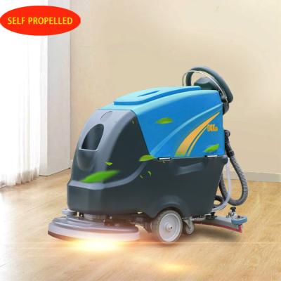 China Self Propelled Hotels Type GMX5A Walk Behind Scrubber Floor Scrubber Manufacturer for sale