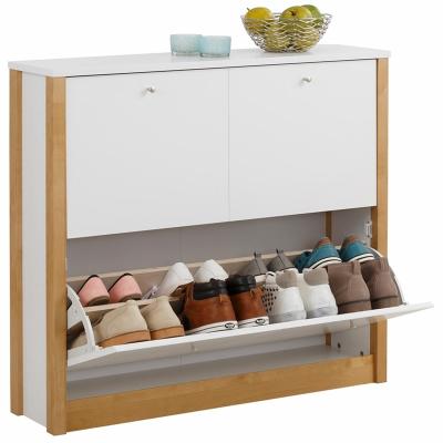 China KD Finish Custom Modern Furniture Wooden Shoe Cabinet For Storage for sale