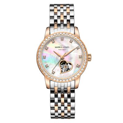 China Best Selling Luxury Chronograph HS-1048 Manufacturer Miyota Movt Ladies Stainless Steel Automatic Watches for sale