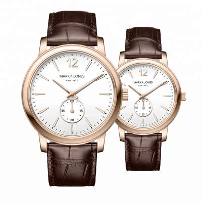 China HS-1062 Chronograph Watch Factory Supplier OEM 2023 China Logo Minimalist Genuine Leather Watches For Couples for sale