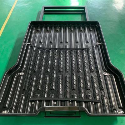 China Alloy+ factory direct sale pickup truck bed slide aluminum plastic tray for hilux pajero rav4 revo 2020 for sale