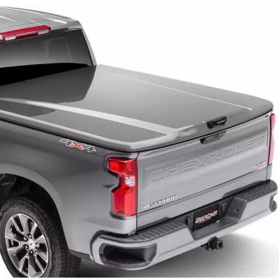 China Hard Aluminum+ABS+rubber Tonneau Cover Tonneau Cover For Silverado for sale