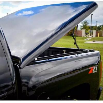 China One Piece Aluminum+ABS+rubber Tonneau Cover Pickup Truck Bedspread Roll Cover For Hilux for sale