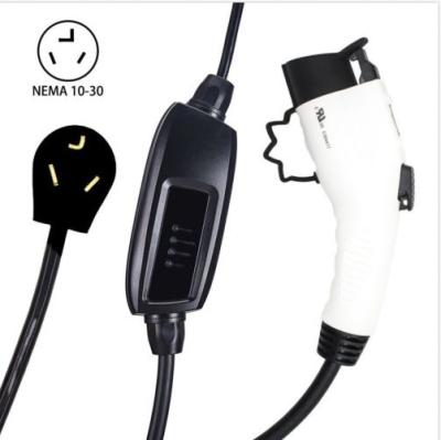 China EV CHARGER SOCKET Duosida 240V 16 Amp Level 2 EV Charger J1772 Cable With NEMA 10-30 Plug for sale