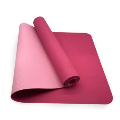 China Eco-friendly Tape Mat Gym Workout Sports Yoga Mat High Density Home Fitness Anti-fatigue Pilates Yoga Mat for sale