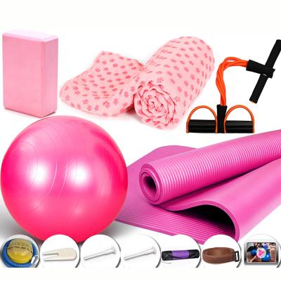 China Round Eco-friendly Colorful Massage Ball Massage Ball Adjustable Yoga Set Massage Tool Kits for sale