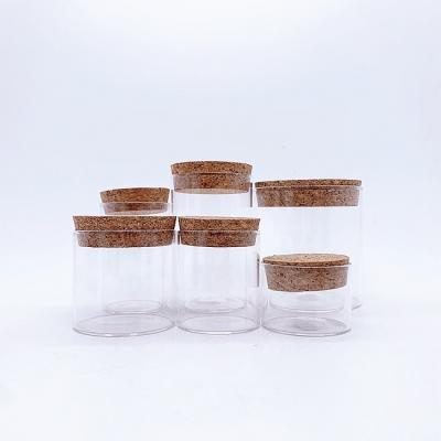 China Freshness Preservation Food Storage Borosilicate Custom Top Decorate Fancy Glass Jars With Bamboo Lid for sale