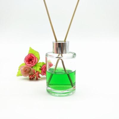 China Wholesale Custom Logo Eco-Friendly Home Decor Empty Glass Tubular Diffuser Bottle With Sticks Perfume Luxury Glass Perfume Oil Bottle Gift Set for sale