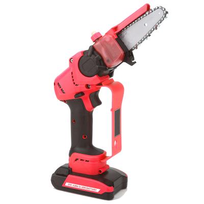 China Promotional Specials 21v Anti Skid Grip Sliding Plug 4 Inch Cordless Electric Chainsaws for sale