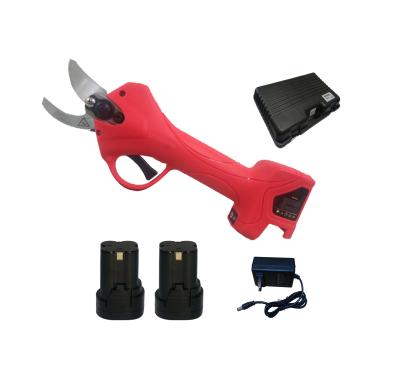 China Handle anti-skid light and practical cordless electric shears with 2pcs 2ah lithium battery rechargeable 25mm cutting diameter for sale