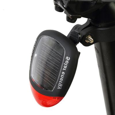 China ABS Mountain Bike Signal Intelligent Instant Solar Powered Light Bicycle Rear Tail Light Solar Light for sale