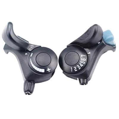 China MTB Road Bike Cheap 1 Pairs TX30 Bicycle Shift Lever 6 7s 18 21 Speed ​​Derailleur Grip Shift for sale