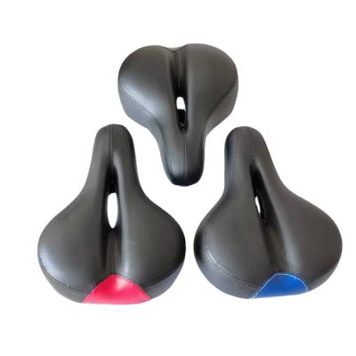 China 2021 New Motion Comfort Soft Mountain Road Bike Leather Saddle Seat for sale