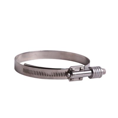 China Stainless Steel 15.8mm Bandwidth Heavy Duty High Torque 15Nm American Kind's Hose Clamp for sale