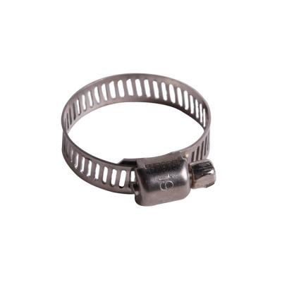 China Pipe Flange Stainless Steel 8mm Bandwidth American Type Small Hose Clamps for sale