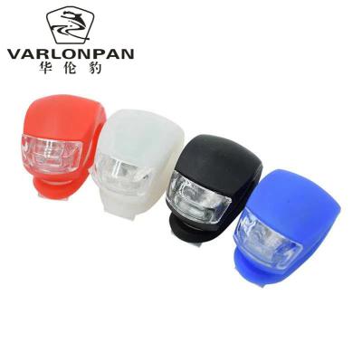 China Wholesale Five Spot Working Multicolor Frog Lamp Silica Gel Bicycle Accessories Mountain Bike Tail Lamp Light for sale