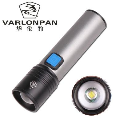 China Aluminum Rechargeable Battery Mini Flashlight Portable Adjustable Flashlight Strong Emergency Zoomable Alloy LED Outdoor for sale