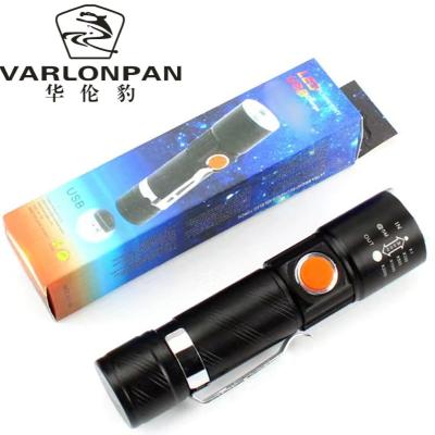 China Multi Functional Emergency Pocket Portable Telescopic Aluminum Alloy 1200mah Long Resistance Flashlight for sale