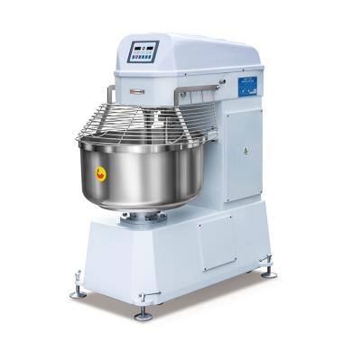 China Snack Factory Commercial Bread Dough 130L Flour Mixer With Computer Control Panel for sale