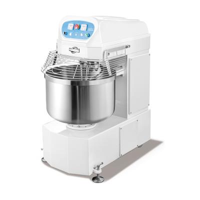 China HOT SALE Bakery HF200 Automatic Spiral Mixer with Pusher Bakery Dough Mixer Commercial Dough Kneading Machine for sale