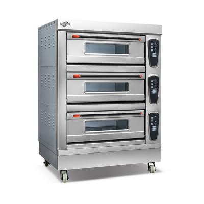 China Hotel Pizza Oven Machine Electric 3 Layers for sale