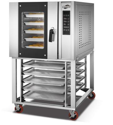 China Hotel 5/8/10 Trays Convection Oven Stainless Steel With Computer Electric Control Panel for sale