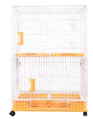 China Luxurious and Comfortable LC-Multifunctional Breathable Cat Cage Pet Cage for sale