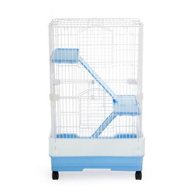 China Breathable CH-95, Plastic Wire 3 Tier Cat Cage, Luxury Big Cat Cage Pet Cages Manufacturers for sale