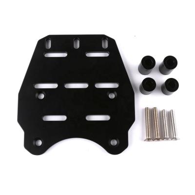 China Billet Aluminum Motorcycle Scooter Spare Parts CNC Rear Rack Black For PCX 125 Transporter 150 PCX125 2014-2018 for sale