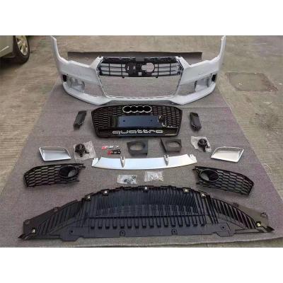 China Newest Plastic Popular Hot Selling Auto Parts Body Kit For Audi A7 2016-2020 Upgrade To RS7 Model With Front Bumper Grille for sale