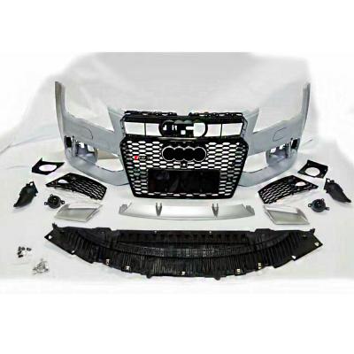 China Plastic Body Kit Include Front Bumper With Grill For Audi A7 2012-2015 Change To RS7 Model for sale