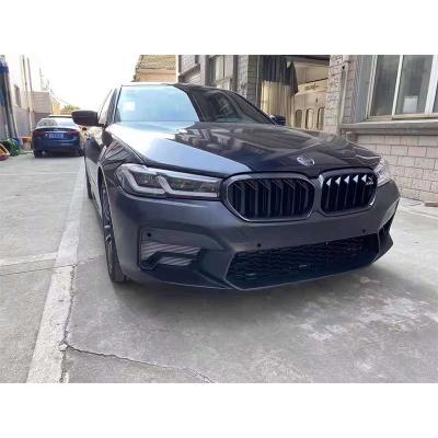 China Plastic Good Quality Front and Rear Bumper Assembly Damper Side Skirt Body Kit For BMW 5 Series G30 G38 2018-2020 Upgrade To M5 Model for sale