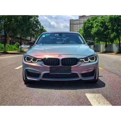 China Plastic fit for BMW 3 series F30 2012-2018 modified to M3 style contain front bumper assembly with grill for sale