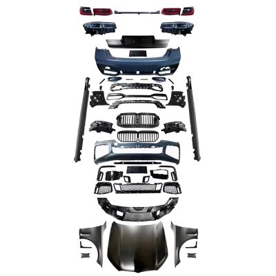 China Hot Selling Body Plastic Kit For BMW 7 Series G11 G12 2016-2019 Modified To 2020 Model To Contain Front And Rear Bumper Grill for sale