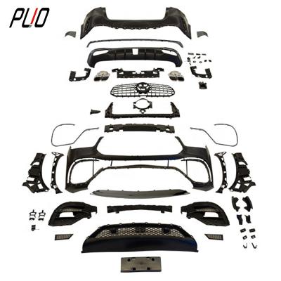 China Auto Part Plastic Body Kit For Mercedes Benz GLE Class W167 Change To GLE63 AMG Model Include Front And Rear Bumper Set With Grille for sale