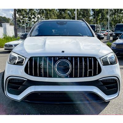 China Plastic For Mercedes Benz GLE Class W167 Change To GLE63 AMG Style Body Kit With Front And Rear Bumper Set Grill for sale