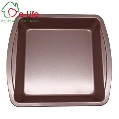 China ELIFE 0.6MM COPPER STICK NON SUSTAINABLE 9 INCH SQUARE CAKE MOLD for sale